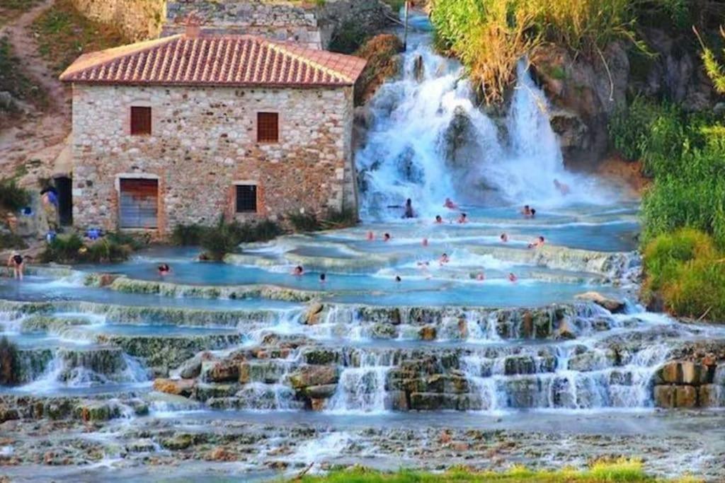 38-Volpini House In Amiata - Val D'Orcia, Saturnia, Feste&Sagre Castel del Piano  Bagian luar foto